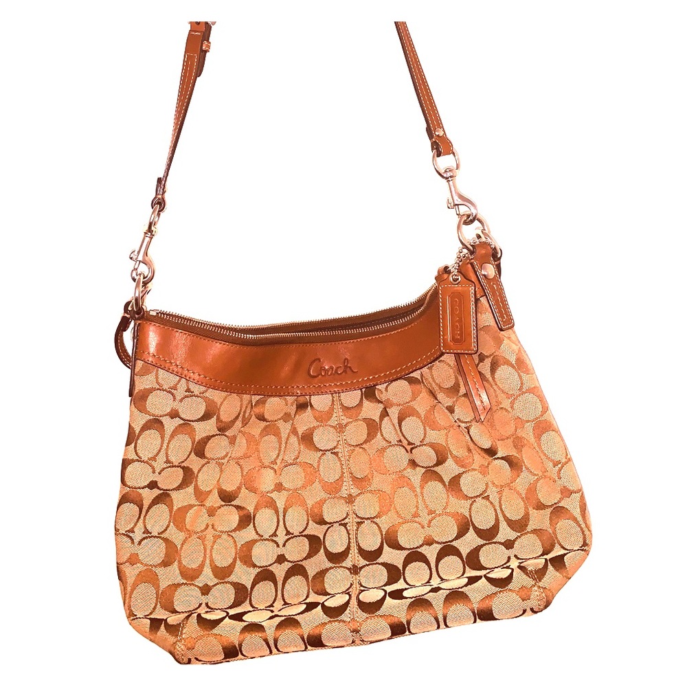 Coach signature crossbody shoulder bag